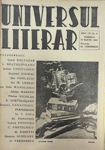 Universul Literar, anul LIV, nr. 9, 18 martie 1945