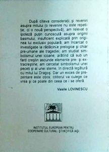 Vasile Lovinescu - Mitul sfasiat - Img 2