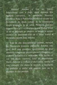 Viziunile Dumnezeiesti ale Staretului ortodox rus Antonie pentru cele ce vor veni peste oameni pana la sfarsitul lumii acesteia - Img 2
