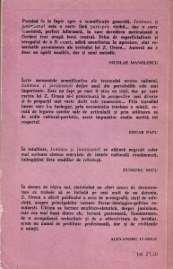 Z. Ornea - Junimea si Junimismul - Img 2