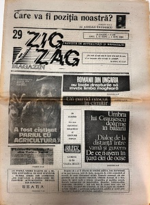 Zig Zag Magazin, nr. 29, 25 septembrie - 1 octombrie 1990