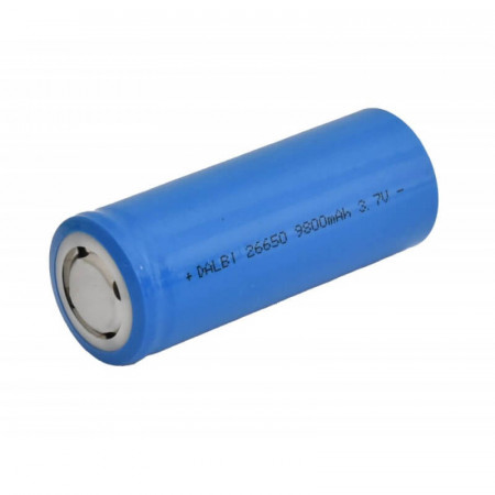 Acumulator 26650, 3.7v, Li-ION, 9800mAH, albastru