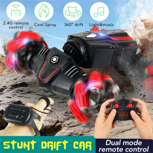 Mașină de jucărie cu telecomandă, control prin gesturi, rotire 360 grade, wifi 2.4GHz, Stunt Car, SY058F