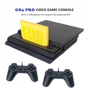 Consola De Jocuri GS4 PRO, 2 Controller Cu Fir, 200 de jocuri retro instalate in memorie, slot diskete