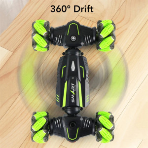 Mașină de jucărie cu telecomandă, control prin gesturi, rotire 360 grade, wifi 2.4GHz, Stunt Car, SY058F