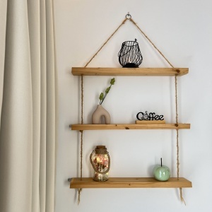 Decoratiune Casa, Coffee – DECORADI®, Eco-friendly, Baza din Lemn Natural, Design Modern, Negru 7cm – Cadou sau Decoratiune de interior ideala pentru iubitorii de cafea, Printat 3D din PLA(plastic biodegradabil) - Img 5