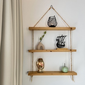 Decoratiune Casa, Corabie – DECORADI®, Eco-friendly, Baza din Lemn Natural, Design Modern, Negru 20cm – Cadou sau Decoratiune de interior ideala pentru iubitorii de calatorii, Printat 3D din PLA Eco(plastic biodegradabil) - Img 5