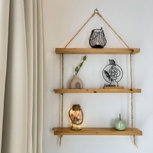 Decoratiune Casa, zodia FECIOARA – DECORADI®, Eco-friendly, Baza din Lemn Natural, Design Abstract, Negru 19.5 cm – Cadou sau Decoratiune de interior cu design modern, Printat 3D din PLA Eco (plastic biodegradabil) - Img 5
