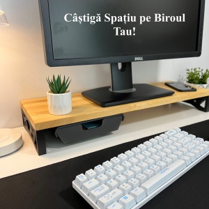 Sertar birou, Negru, 20.5 X19.5 X 5 cm, imprimat 3D din PLA (Bioplastic) - Img 4
