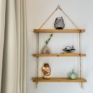 Decoratiune Casa, Peisaj marin – DECORADI®, Eco-friendly, Baza din Lemn Natural, Design Abstract, Negru 10.5cm – Cadou sau Decoratiune de interior ideala pentru iubitorii de natura, Printat 3D din PLA Eco (plastic biodegradabil) - Img 5