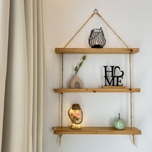 Decoratiune Casa, H❤️ME – DECORADI®, Eco-friendly, Baza din Lemn Natural, Design Modern, Negru 17cm – Cadou sau Decoratiune de interior ideala pentru Casa Noua, Printat 3D din PLA Eco (plastic biodegradabil) - Img 5