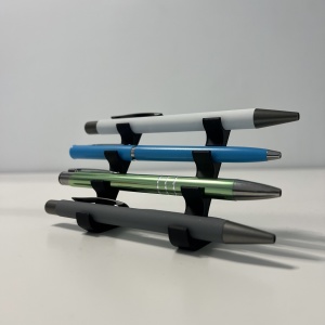 Suport 4 pixuri, Negru, imprimat 3D din PLA (Bioplastic)