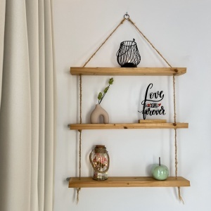 Decoratiune Casa, Love You Forever – DECORADI®, Eco-friendly, Baza din Lemn Natural, Cadoul Perfect pentru persoana IUBITA, Negru / Rosu 21cm – Decoratiune de interior cu Design Modern, Printat 3D din PLA Eco (plastic biodegradabil) - Img 5