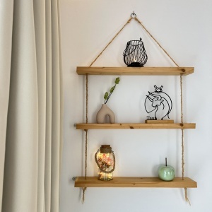 Decoratiune Casa, zodia TAUR – DECORADI®, Eco-friendly, Baza din Lemn Natural, Design Abstract, Negru 19.5 cm – Cadou sau Decoratiune de interior cu design modern, Printat 3D din PLA Eco (plastic biodegradabil) - Img 5