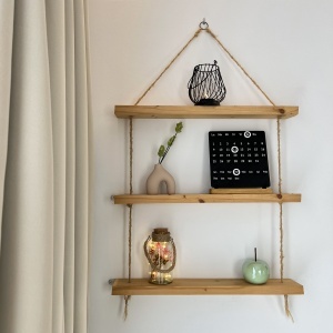 Calendar decorativ birou – Perpetuu, DECORADI®, Eco-friendly, Baza din Lemn Natural, Design Abstract, negru / alb, 23cm – Cadou sau Decoratiune de interior cu design modern, Printat 3D din PLA ECO (plastic biodegradabil) - Img 5