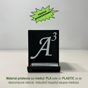 Organizator baterii AAA (LR3), Stocare pana la 18 Baterii AAA, negru, imprimat 3D din PLA (Bioplastic) - Img 3