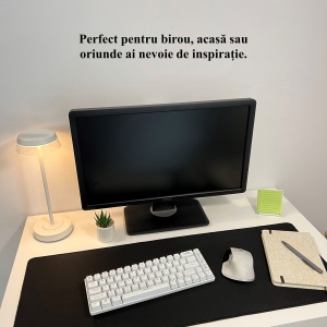 Suport pentru notite de birou cu sablon pentru liste personalizate, Alb, 8 cm, imprimat 3D din PLA (Bioplastic) - Img 4