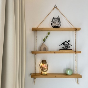Decoratiune Casa, Home Sweet Home – DECORADI®, Eco-friendly, Baza din Lemn Natural, Design Modern, Negru 14 cm – Cadou sau Decoratiune de interior ideala pentru Casa Noua, Printat 3D din PLA Eco (plastic biodegradabil) - Img 5