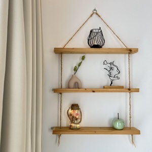Decoratiune Casa, Chip feminin si pisica – DECORADI®, Eco-friendly, Baza din Lemn Natural, Design Modern, Negru 21cm – Cadou sau Decoratiune de interior ideala pentru iubitorii de animale, Printat 3D din PLA ECO (plastic biodegradabil) - Img 5