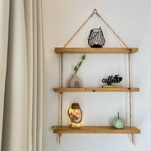 Decoratiune Casa, Coffee Time – DECORADI®, Eco-friendly, Baza din Lemn Natural, Design Modern, Negru 10 cm – Cadou sau Decoratiune de interior ideala pentru iubitorii de cafea, Printat 3D din PLA Eco (plastic biodegradabil) - Img 5