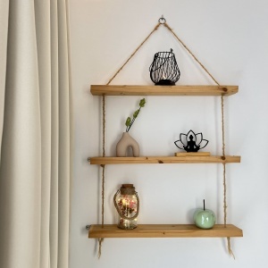 Decoratiune Casa, Meditatie – DECORADI®, Eco-friendly, Baza din Lemn Natural, Design Abstract, Modern, Negru 11cm – Cadou sau Decoratiune de interior cu design modern, Printat 3D din PLA Eco (plastic biodegradabil) - Img 5