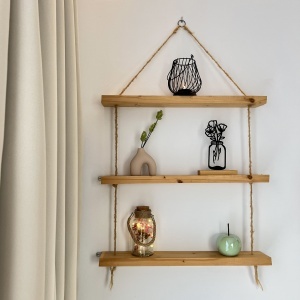 Decoratiune Casa, Vaza cu flori – DECORADI®, Eco-friendly, Baza din Lemn Natural, Design Abstract, Negru 21cm – Cadou sau Decoratiune de interior ideala pentru iubitorii de natura, Printat 3D din PLA Eco(plastic biodegradabil) - Img 5