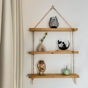 Decoratiune Casa, Masaj – DECORADI®, Eco-friendly, Baza din Lemn Natural, Design Modern, Negru 15cm – Cadou sau Decoratiune de interior ideala pentru salon de masaj, Printat 3D din PLA ECO(plastic biodegradabil) - Img 5