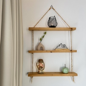 Decoratiune Casa, Munti – DECORADI®, Eco-friendly, Baza din Lemn Natural, Design Abstract, Negru 9cm – Cadou sau Decoratiune de interior ideala pentru iubitorii de drumetii in natura, Printat 3D din PLA (plastic biodegradabil) - Img 5