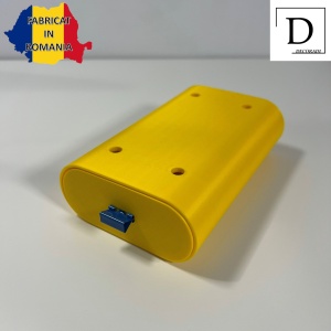 Sertar oval birou, Galben, 17.5 X 11 X 5 cm, imprimat 3D din PLA (Bioplastic) - Img 2
