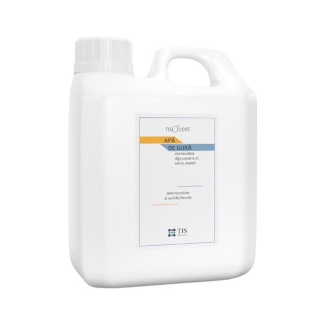 Apă de gură cu Clorhexidina 0,2% Tisodent, 1000 ml, Tis Farmaceutic
