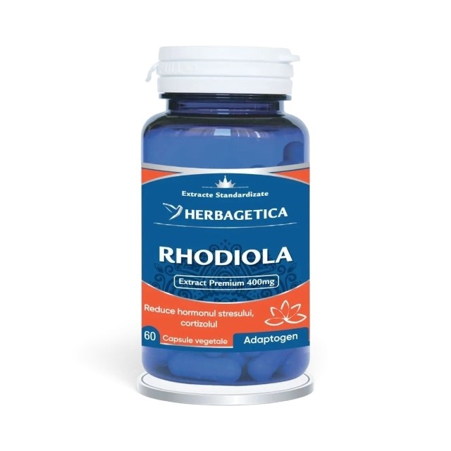 Rhodiola, 60 capsule vegetale, Herbagetica