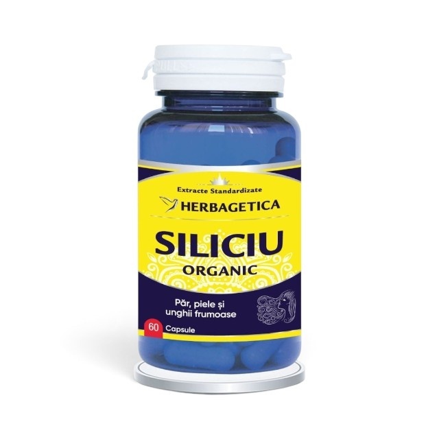 Siliciu Organic, 60 capsule, Herbagetica