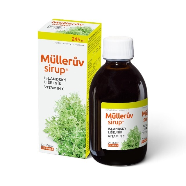 Sirop cu lichen de Islanda și vitamina C, 245 ml, Dr. Müller Pharma