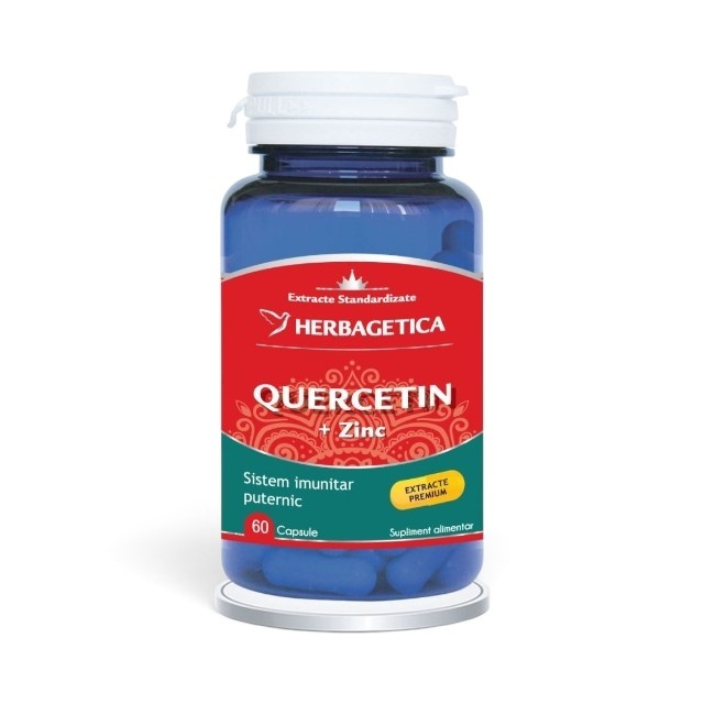 Quercetin + Zinc, 60 capsule, Herbagetica