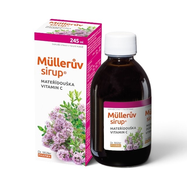 Sirop cu cimbrișor și vitamina C, 245 ml, Dr. Müller Pharma