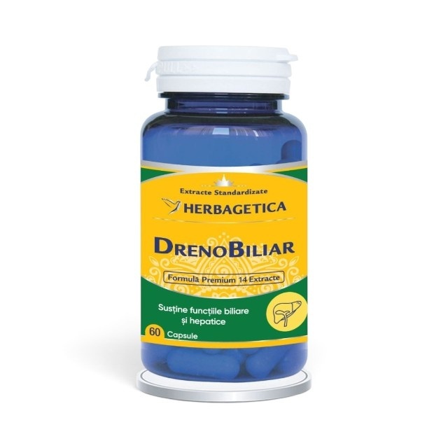DrenoBiliar, 60 capsule, Herbagetica
