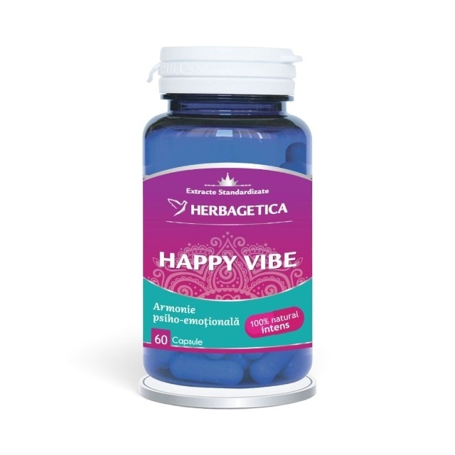 Happy Vibe, 60 capsule, Herbagetica