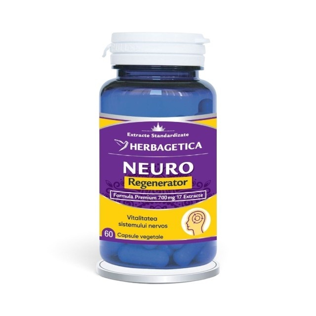 Neuro Regenerator, 60 capsule vegetale, Herbagetica