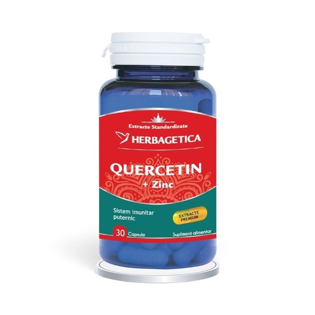 Quercetin + Zinc, 30 capsule, Herbagetica