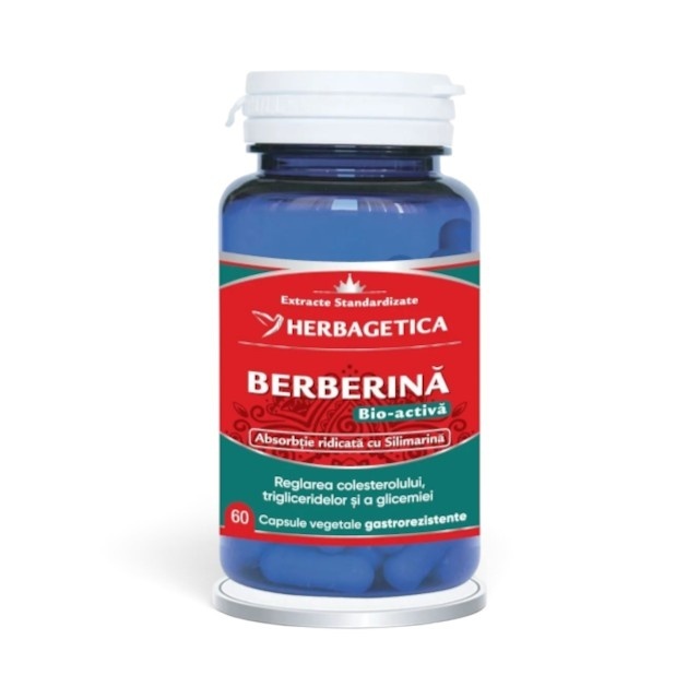 Berberină Bio-Activă, 60 capsule vegetale