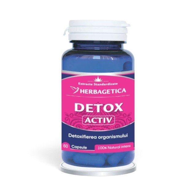 Detox Activ, 60 capsule, Herbagetica
