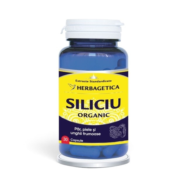 Siliciu Organic, 30 capsule, Herbagetica