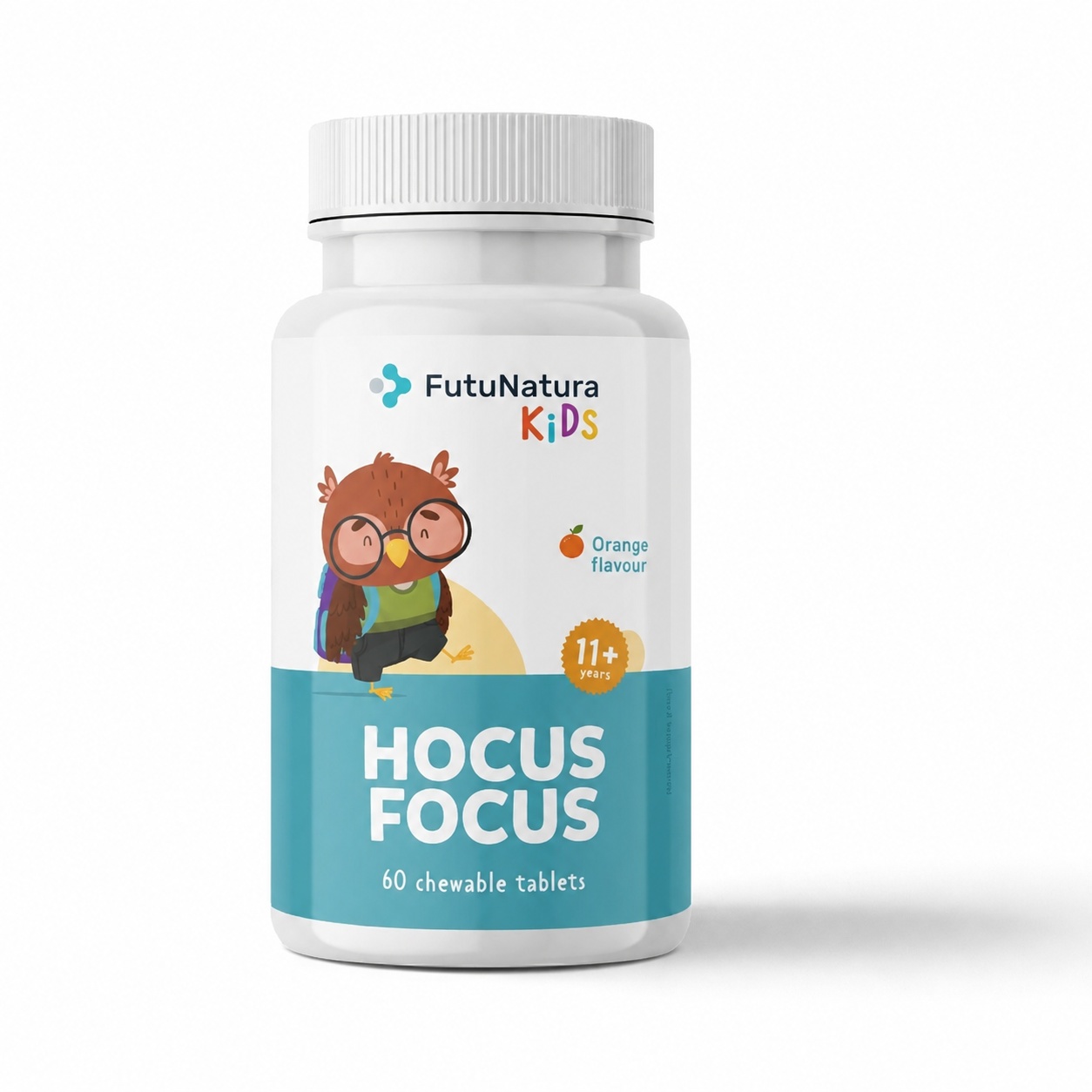 Hocus Focus, supliment alimentar pentru copii și adolescenți, pentru susținerea concentrării, sistemului nervos și reducerea oboselii, 60 comprimate masticabile, FutuNatura