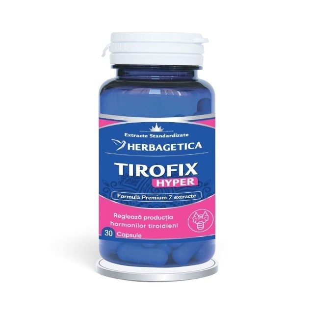 Tirofix Hyper, 30 capsule, Herbagetica