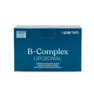 B-Complex lipozomal, 30 plicuri, Liporom - Img 2