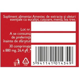 Biosept Protect A24, comprimate masticabile care ajută la calmarea durerii și iritației din gât și susțin protecția cavității bucale, 30 comprimate, Fares - Img 5