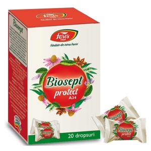 Biosept Protect, A34, 20 dropsuri, Fares