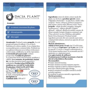 Biseptol Sirop, 100 ml, Dacia Plant - Img 2