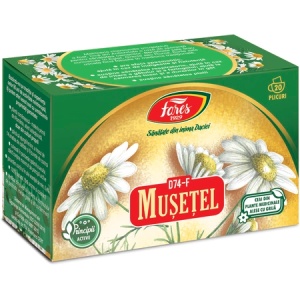 Ceai de Mușețel D74, 20 plicuri, Fares