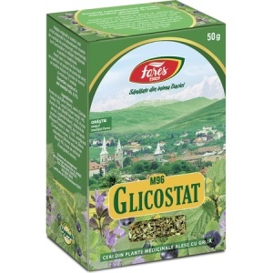 Ceai Glicostat M96, 50 g, Fares
